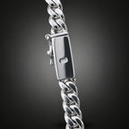 Men’s 999 Pure Silver Figaro Chain Necklace, 6mm