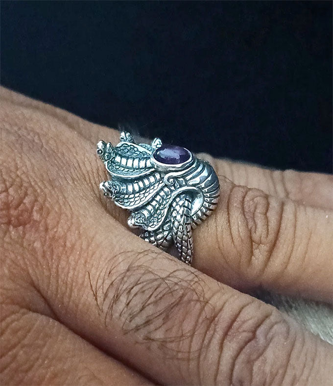 Cobra Ring, Nagas, Snake ring, handmade gifts.