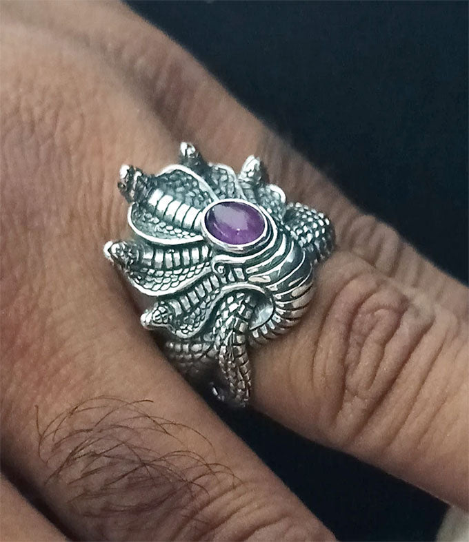 Cobra Ring, Nagas, Snake ring, handmade gifts.