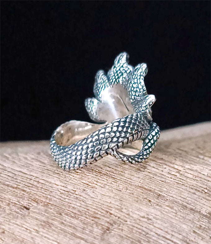 Cobra Ring, Nagas, Snake ring, handmade gifts.