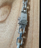 Handmade 999 Fine Silver Anchor Chain Necklace - Men's Gift