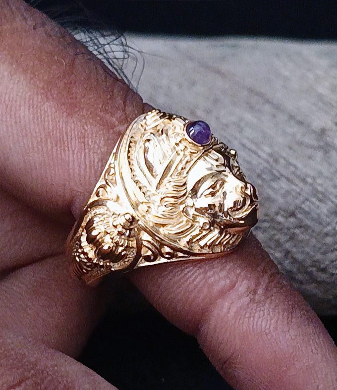 Hanuman ring, Hindu jewelry, Handmade gifts