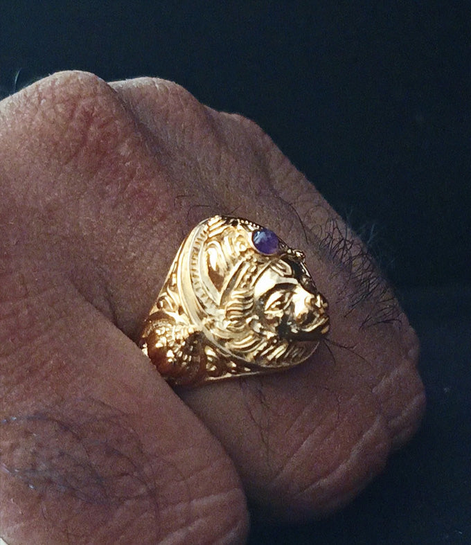 Hanuman ring, Hindu jewelry, Handmade gifts