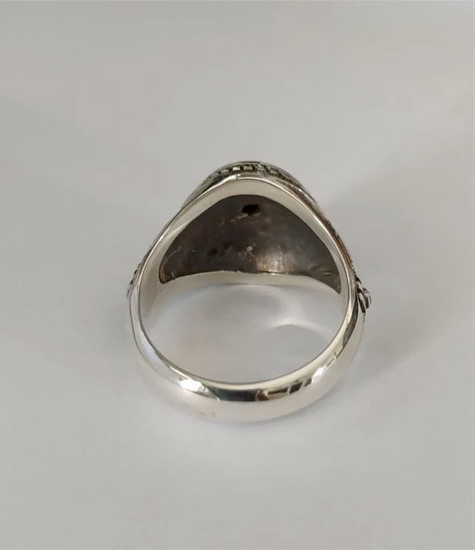 Men silver ring, Hindu jewelry, Handmade jewelry