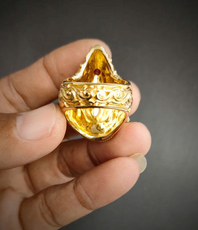 Shiva ring silver, Hindu jewelry, handmade gifts.