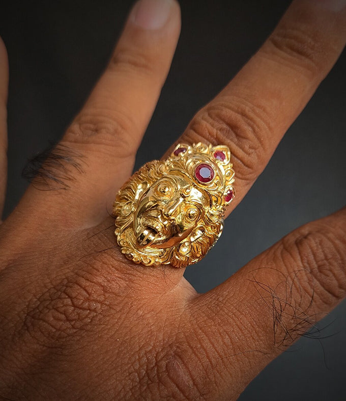 Goddess ring silver, Kali goddess, Hindu jewelry