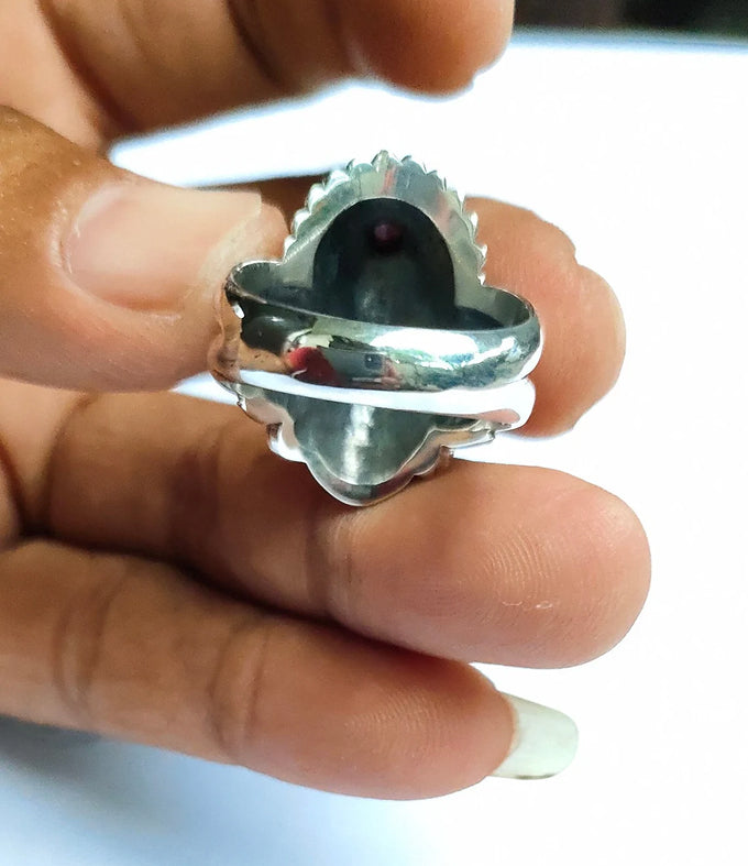 Goddess kali, Hindu ring silver, Hindu jewelry, Handmade gifts