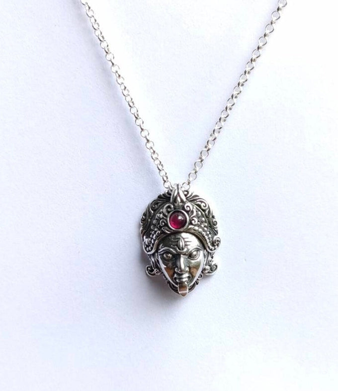 Goddess pendant, kali ma goddess, handmade gifts, spiritual symbol.