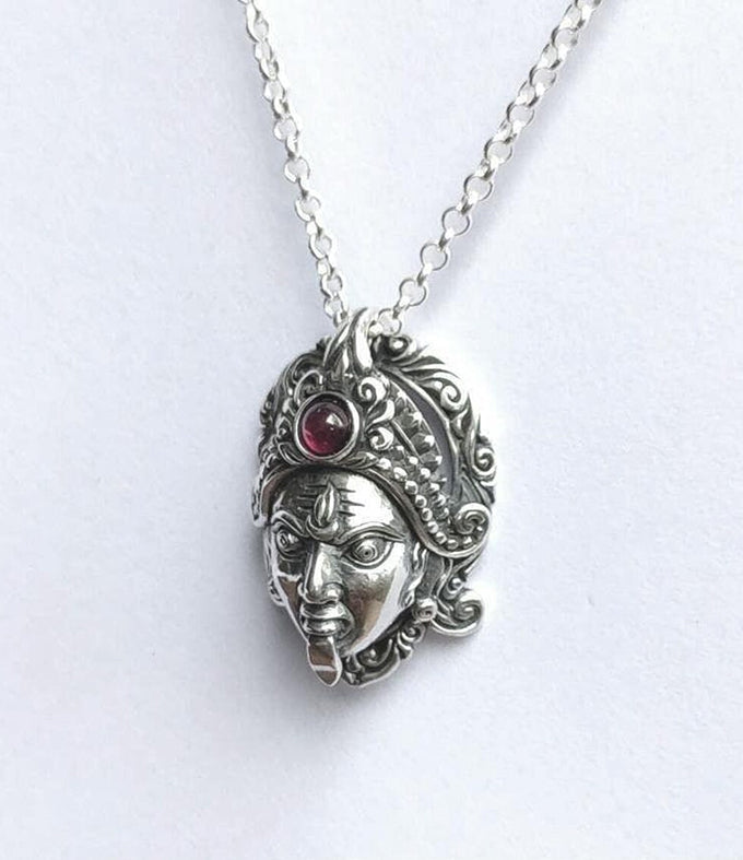 Goddess pendant, kali ma goddess, handmade gifts, spiritual symbol.