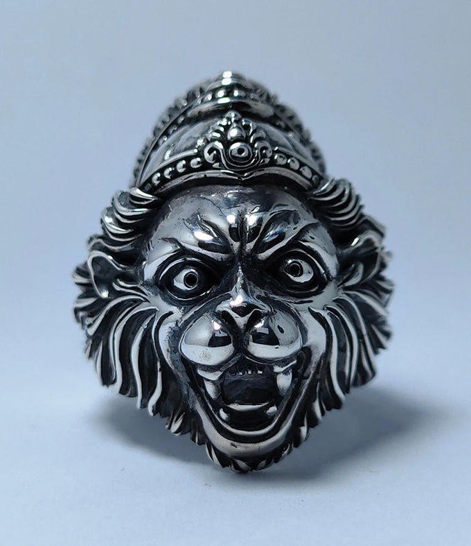 Narasimha ring, Hindu Men jewelry, handmade gifts