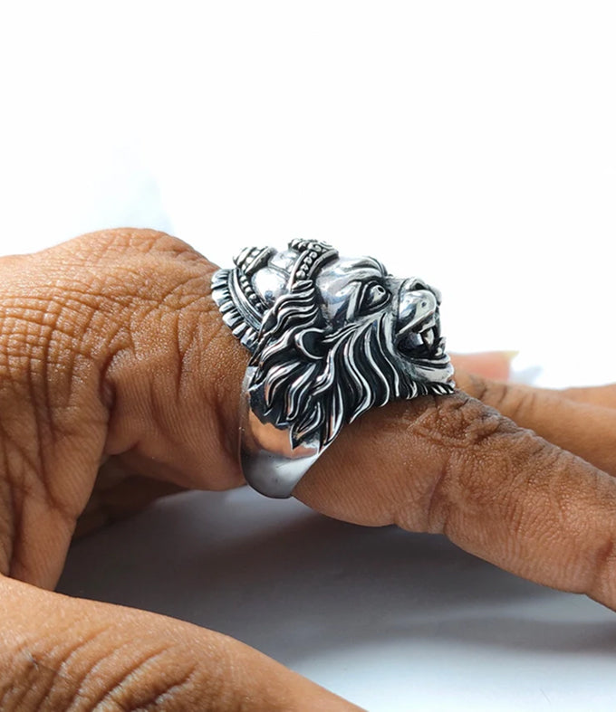 Narasimha ring, Hindu Men jewelry, handmade gifts