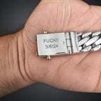 Men’s 999 Pure Silver Woven Snake Bracelet, 18mm Heavyweight
