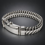 14mm 999 Silver Woven Snake Bracelet, Handcrafted in Bali