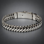 14mm 999 Silver Woven Snake Bracelet, Handcrafted in Bali