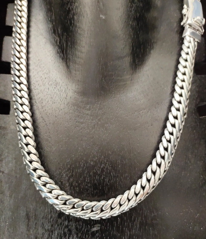 14mm 999 silver Bracelet, Woven snake bracelet, Handmade Jewelry.