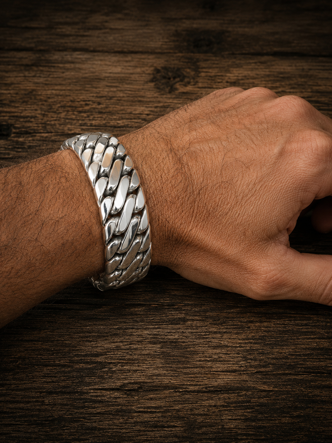 999 silver chain, Woven Snake Bracelet, Men's Bracelet, Custom engraving (Salinan)