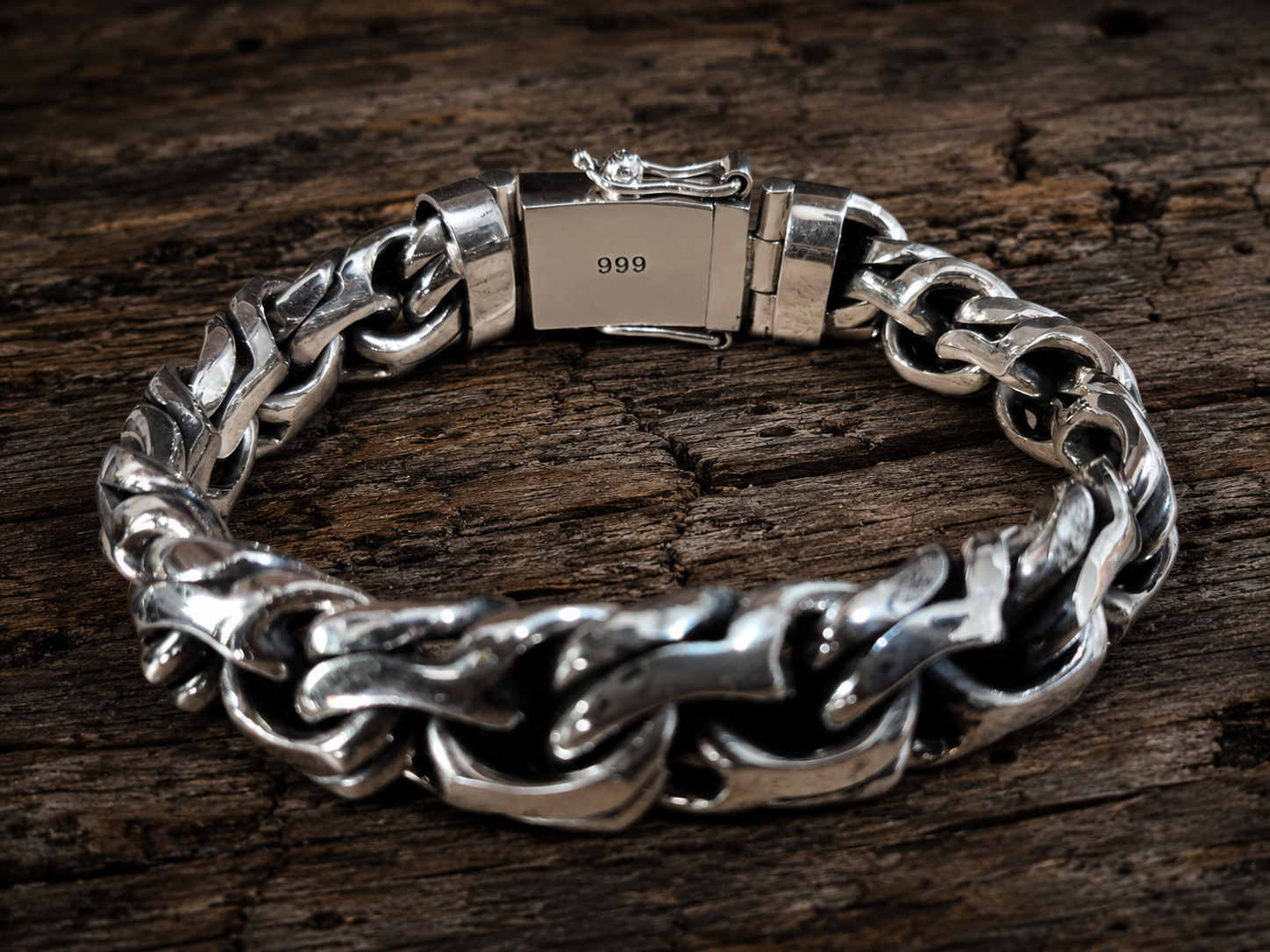 Bismarck silver Chain, Men's silver bracelet, Bismarck silver Bracelet.
